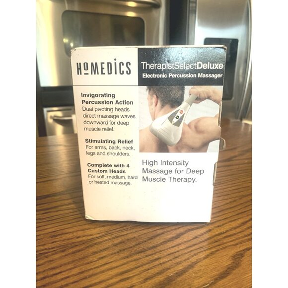 Homedics TherapistSelect Deluxe Electronic Percussion Massager With Heat & Dual - Picture 5 of 6